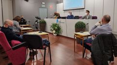 Los plenos de O Barco se celebran en el sal�n de actos del edificio multiusos para guardar las distancias que imponen las medidas para prevenir contagios de covid