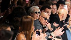El cara a cara de MirandaPriestly y Anna Wintouren el desfile deDolce & Gabbana en Miln