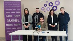 Podemos Ferrol anuncia que concurrir� en solitario a las elecciones municipales.