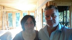 El hostelero Juan Manuel Fern�ndez, junto con su mujer