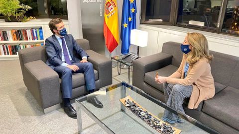 Pablo Casado y Teresa Mallada