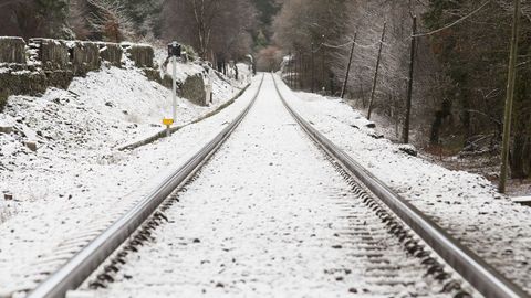 Nieve en Guitiriz