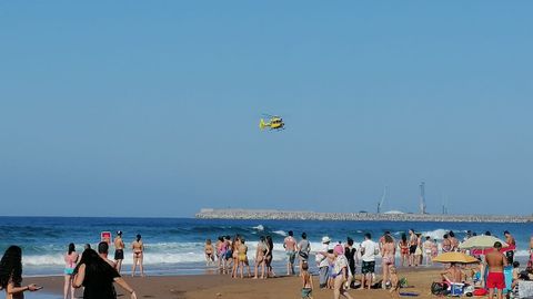 El SEPE busca a un hombre que podr�a haberse ahogado en la playa de Xivares