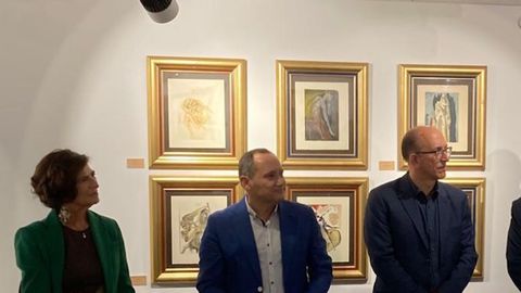 Inauguraci�n de la exposici�n en el Museo do Mar