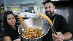 Los churros de Os Pepes, en Lugo