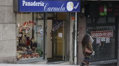 La panader�a Carmela, situada en la calle de A Rosa de Santiago