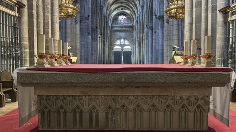Catedral de Ourense. Altar mayor.