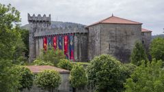 El exterior del Castelo, engalanado para la recreación del Asalto