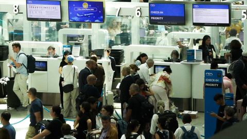 Controles a viajeros procedentes de Espa�a en Italia.