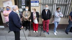 Imagen de archivo de una de las concentraciones de protesta para reclamar la reapertura del consultorio de Ferrol Vello