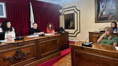 Reuni�n do Foro de Igualdade de Lugo, que presidiu a edila de Muller, �ngeles Novo