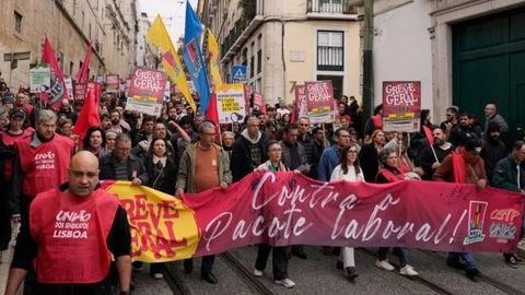 pacote laboral.En Portugal el movimiento sindical, social y pol�tico ha tumbado unos recortes laborales, ?pacote laboral?
