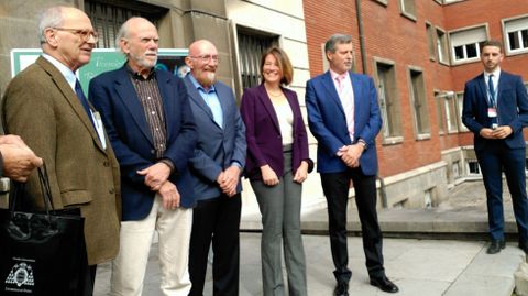 Rainer Weiss, Kip S. Thorne, Barry C. Barish y Laura Cadonati