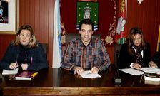 El teniente de alcalde, Daniel Oca, presidi� la sesi�n ante la ausencia de la regidora.