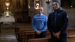 Fredi Alberto Medina lleg� desde Colombia y Casmir Chukwusalu viaj� desde Nigeria hasta Ribeira
