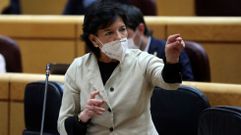 Isabel Cela�, en una sesi�n de control al Gobierno celebrada este martes en el Senado