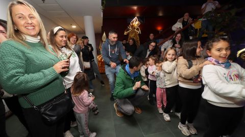Encendido de las luces navideas en Boiro.