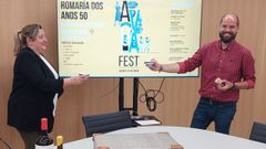 Yoya Blanco e Iv�n Puentes presentaron el Avoa Fest, que se celebrar� en la Illa de Esculturas el d�a 28 de mayo