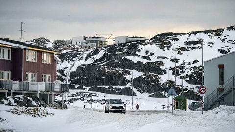 Imagen de una de las calles de Nuuk, capital de Groenlandia