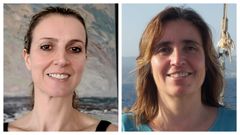 Rosa Figueroa, izquierda, e Izaskun Preciado son las nuevas directoras del IEO en Vigo y en Santander, respectivamente