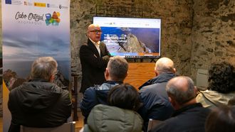 El vicepresidente de la Diputacin, Xos Regueira, responsable del rea de Turismo, en la presentacin