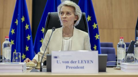 La presidenta de la Comisión Europea, Úrsula Von der Leyen