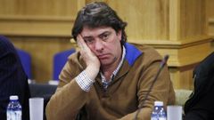 Antonio Fern�ndez Veiga, en una foto de archivo de cuando era concejal de Obras, Econom�a y Hacienda