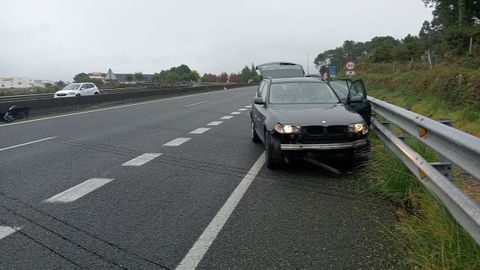 El ocupante del turismo que se sali� de la v�a en AG-11 result� ileso.