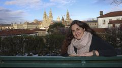 Portabales, no paseo da Ferradura, na Alameda, un dos seus recantos predilectos de Santiago