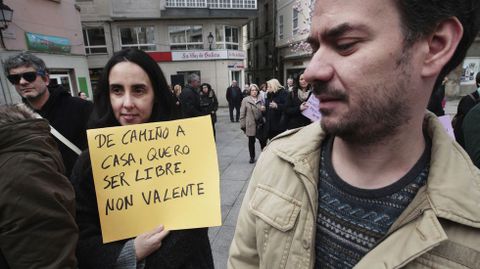 Manifestaci�n en Monforte