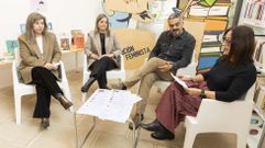 De esquerda a dereita, ngeles Pacoret, Eva Souto Garca, Daniel Prez e Maica Ures 