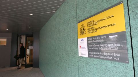 Sede del Instituto Social de la Marina y de la Seguridad Social en Vilagarc�a de Arousa, en enero del 2025.