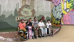En La Madriguera se dan cita �skaters� de todas las edades. 