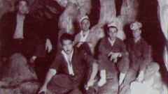 Foto antigua de un grupo en Rei Cintolo