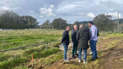 Equipo del gobierno de Cerceda en O Outeiro.