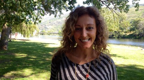 Maris Miranda en una foto de archivo en O Barco.