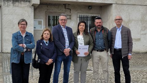 Los diputados de Ourense se trasaladaron hasta Trasmiras
