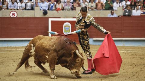 Jos Mara Manzanares, en la feria taurina de Pontevedra en el ao 2019, cuando abri la puerta grande