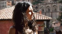 Brianda Otero Moreira, en un reciente viaje a Albarrac�n, en la provincia de Teruel