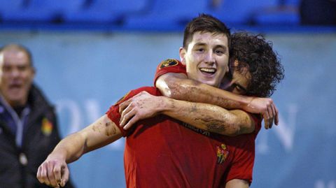 Borja Valle, en su etapa con el Ourense