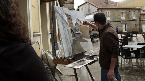 Concurso de pintura al aire libre en Noia 2021