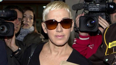 Ana Torroja, a su llegada esta maana a los Juzgados de Palma