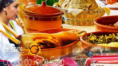 Cartel de la edición de la fiesta del porco celta que no se celebra