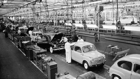 Cadena de montaje del Seat 600