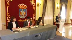 Momento de la presentaci�n de la nueva ruta