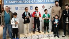 Asier Cores L�pez, no m�is alto do podio do Campionato Galego Sub 28
