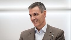 Pedro S&aacute;nchez, este lunes durante la reuni&oacute;n de la Comisi&oacute;n Ejecutiva Federal del PSOE en Ferraz.