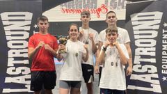 Los noieses brillaron en el torneo disputado en Oviedo.