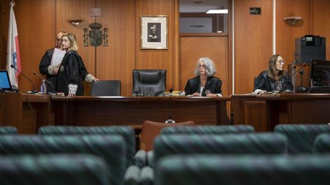 Imagen de archivo de un proceso judicial en la Audiencia de Cantabria.