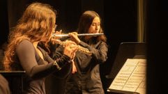 Una imagen del concierto de primavera de ayer en el Pazo de Carballo (CMUS)